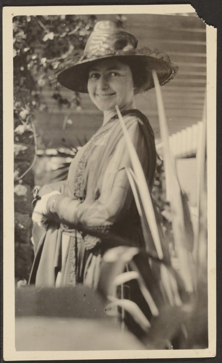 [Donna in veranda] da Louis Fleckenstein