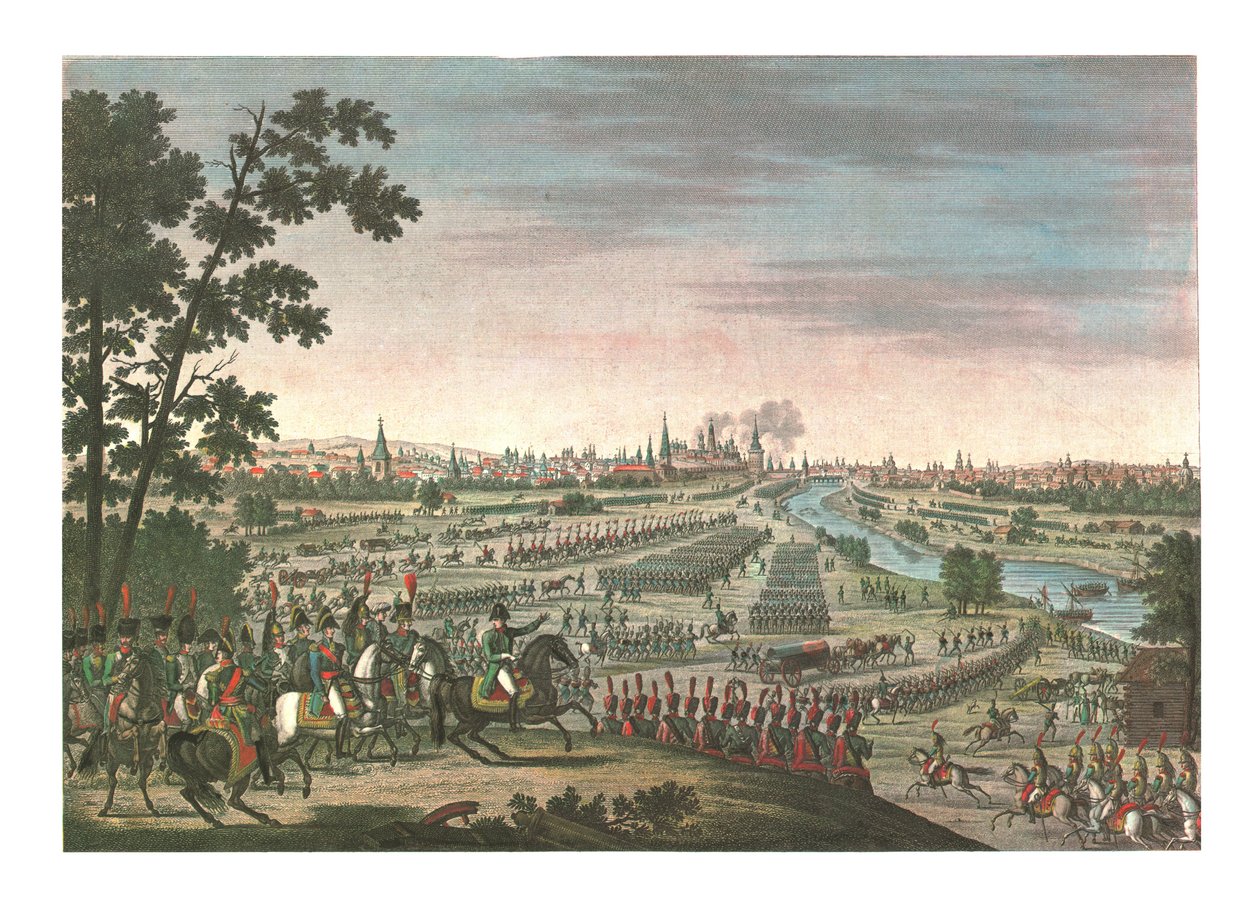 Ingresso dei francesi a Mosca, 14 settembre 1812, c. 1850