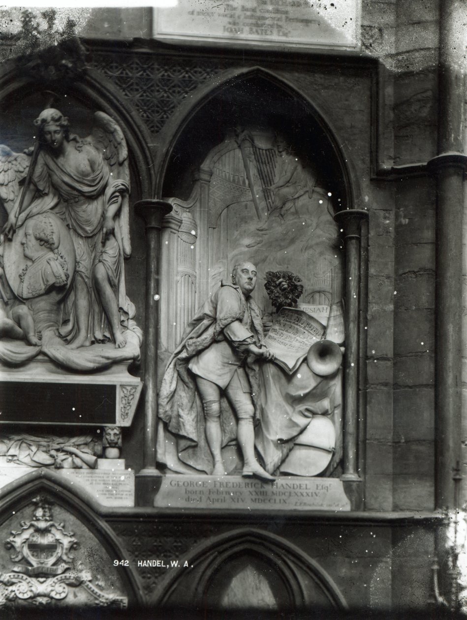 Monumento a Handel, 1762 da Louis Francois Roubilliac