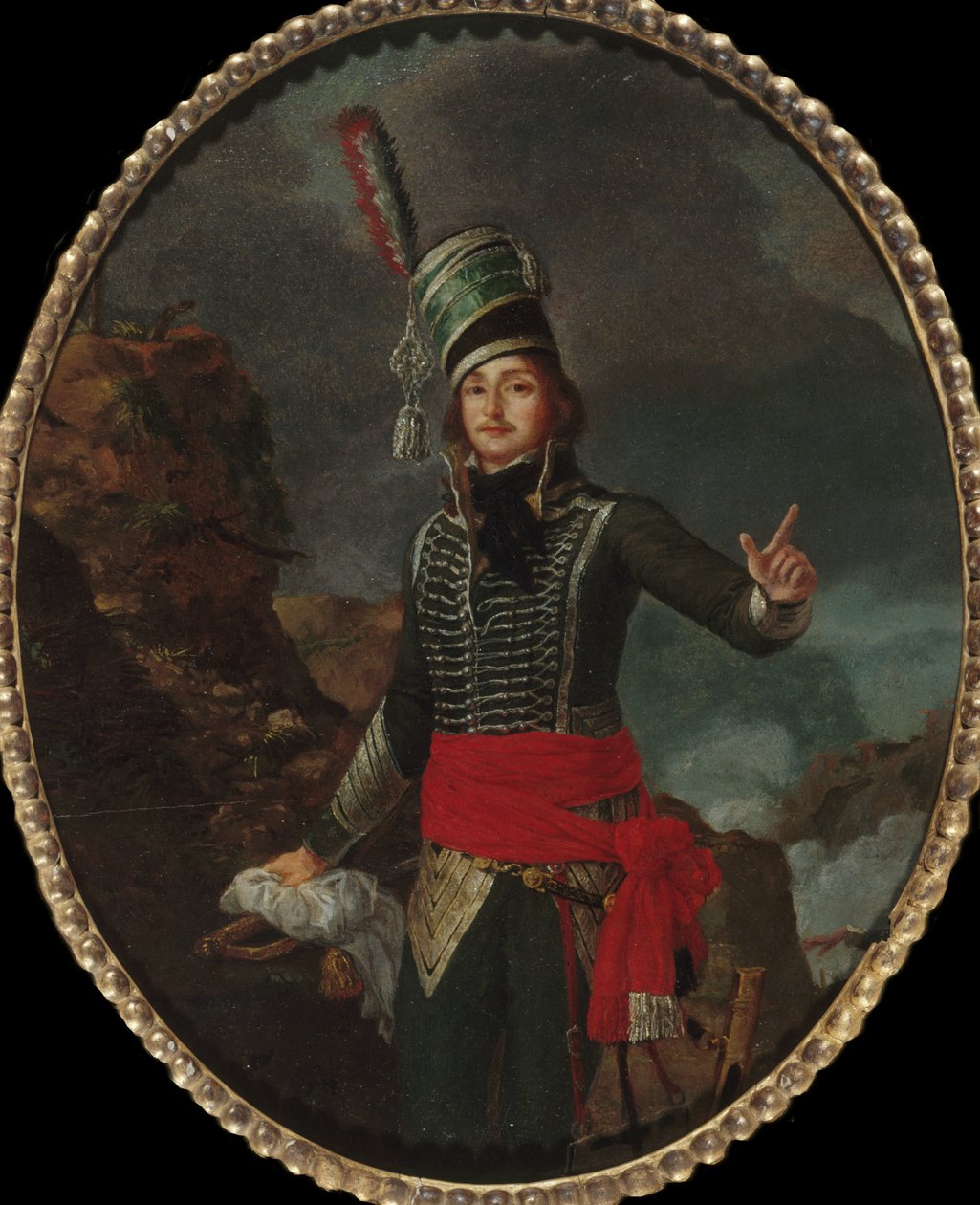 Ritratto del generale François Séverin Marceau-Desgraviers 1769-1796, c. 1796 da Louis François Sergent Marceau