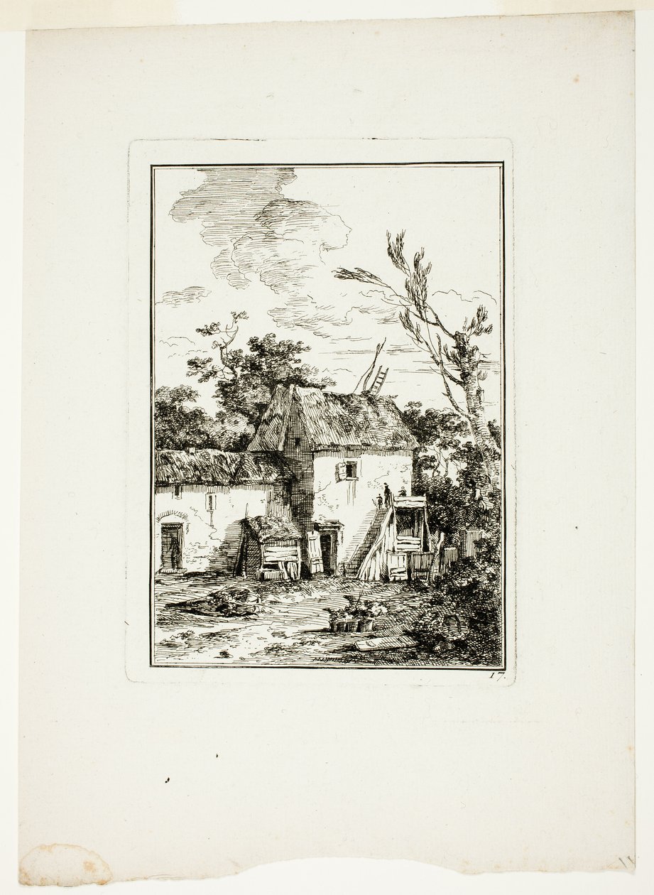 Paesaggio verticale da Louis Gabriel Moreau