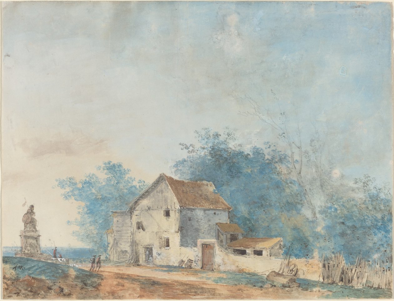 Paesaggio da Louis Gabriel Moreau the Elder