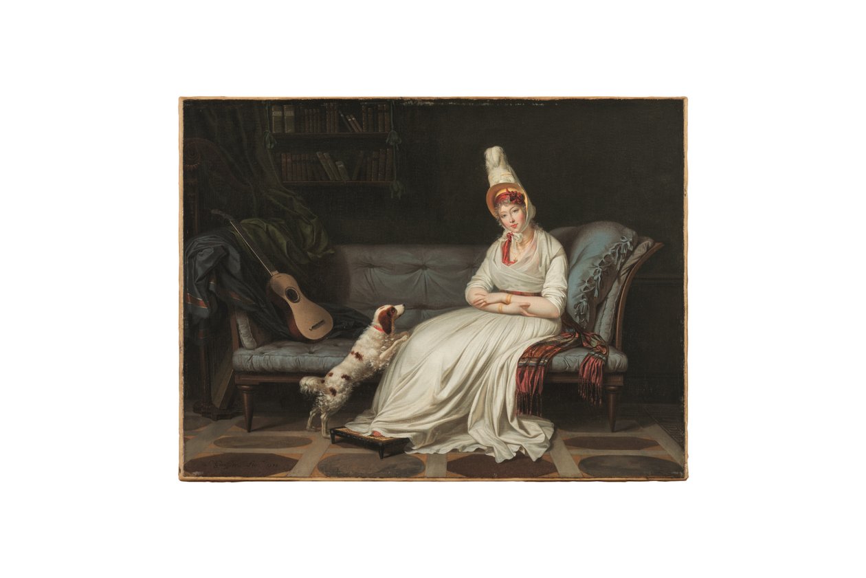 Ritratto di Elizabeth, Lady Webster, poi Lady Holland (1771-1845), c.1795 da Louis Gauffier