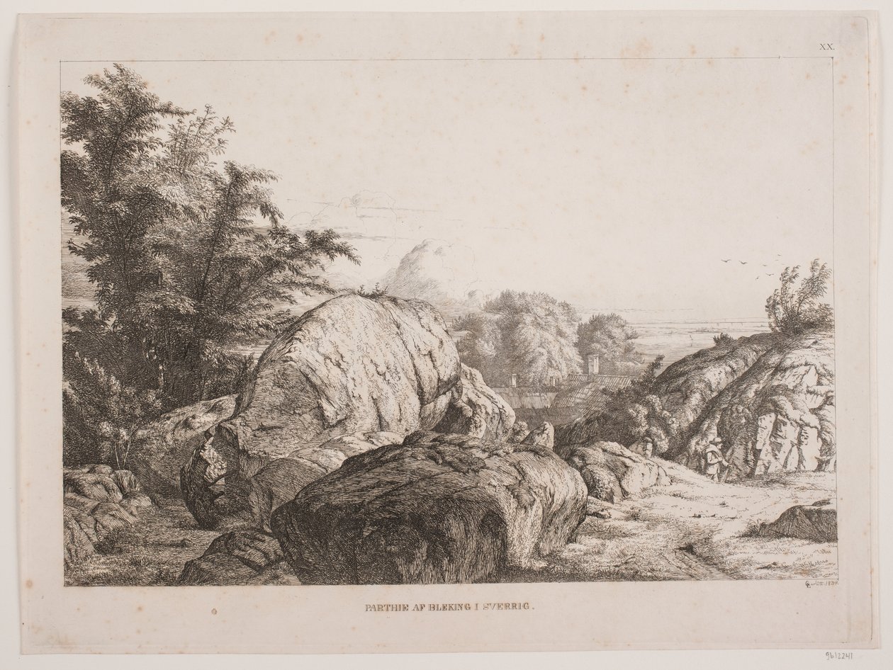 Parte di Blekinge in Svezia da Louis Gurlitt