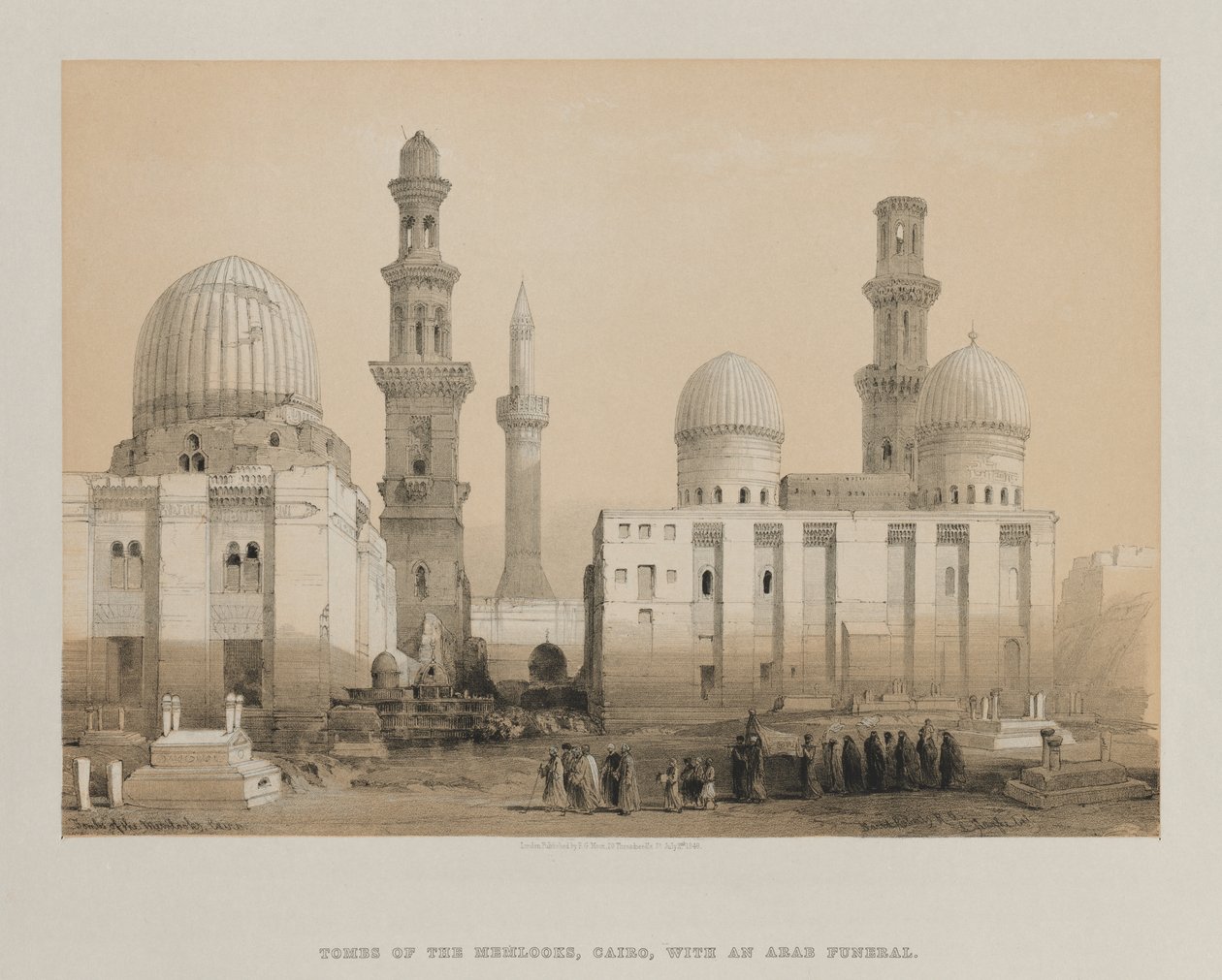 Egitto e Nubia, Volume III: Tomba dei Mamelucchi, Il Cairo da Louis Haghe