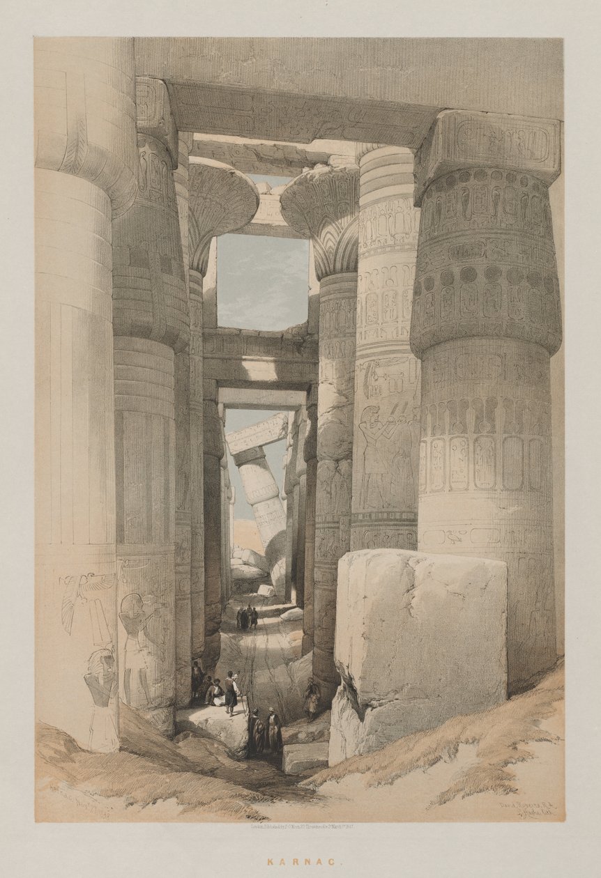 Karnak da Louis Haghe