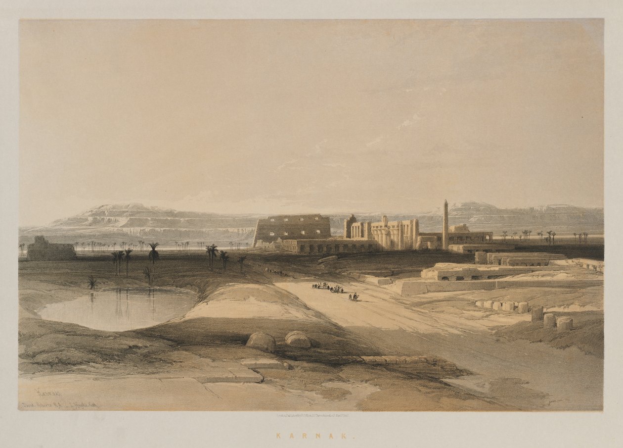 Egitto e Nubia, Volume II: Karnak da Louis Haghe