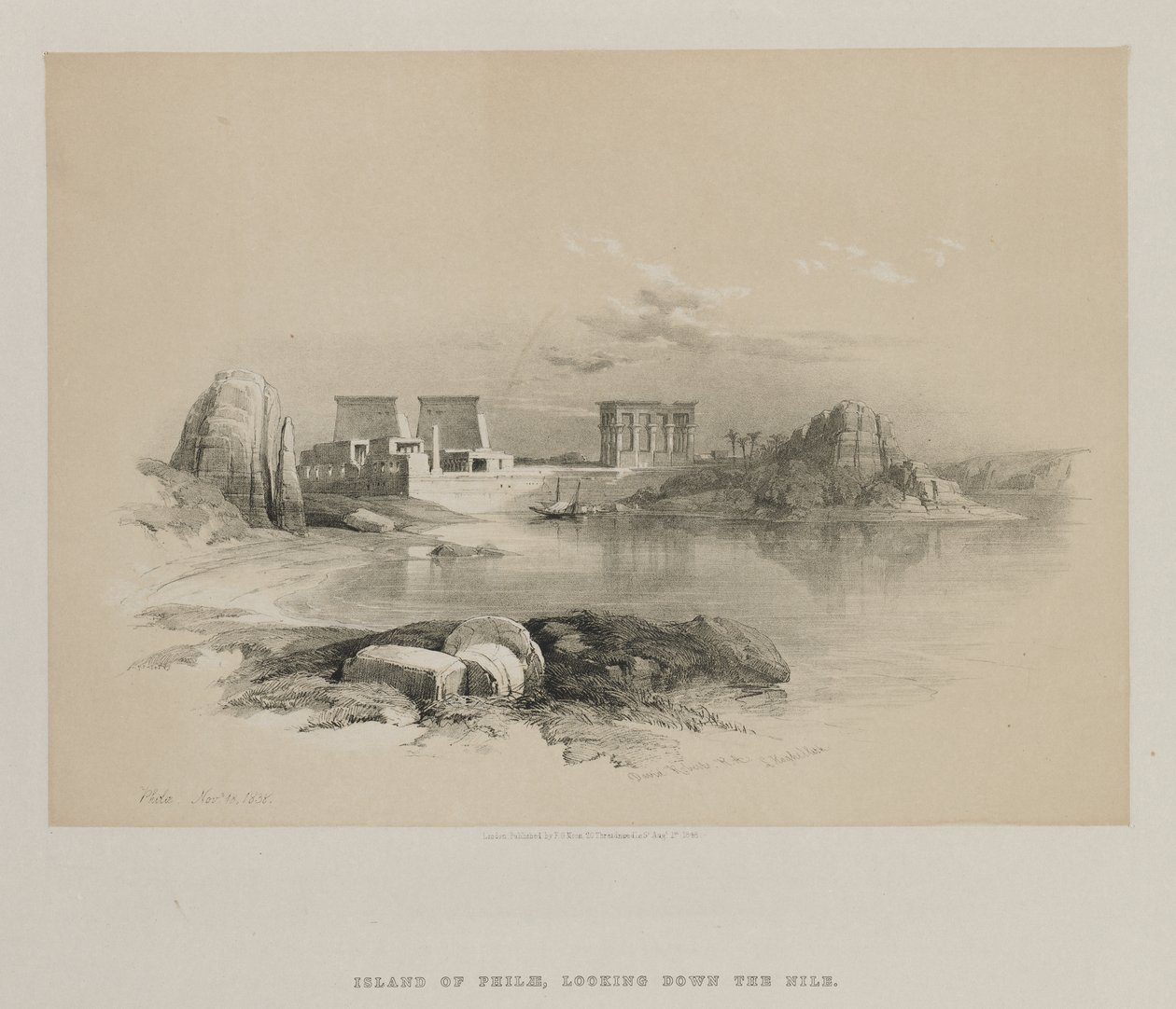 Philae da Louis Haghe