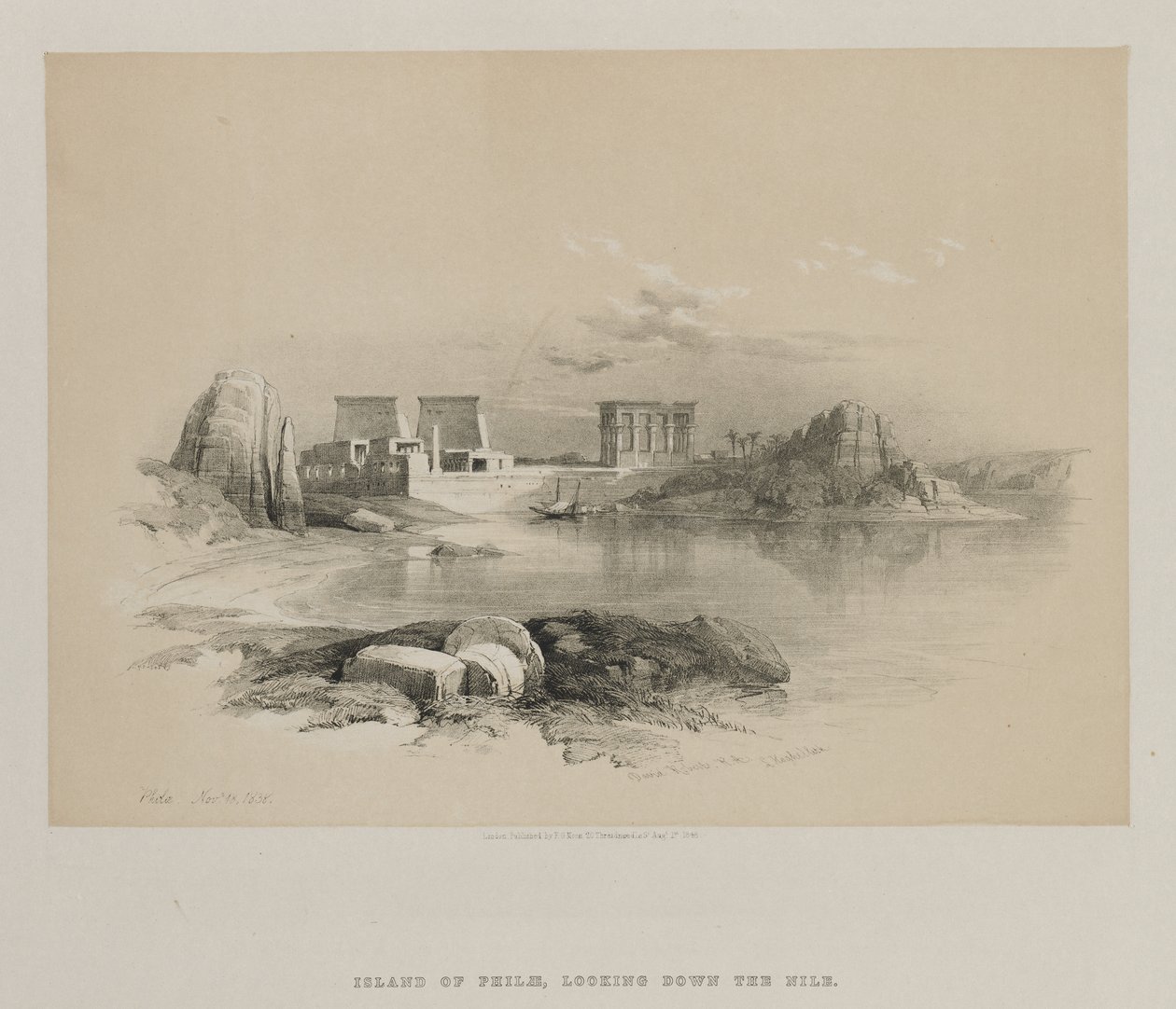 Egitto e Nubia, Volume II: Philae, 1848 da Louis Haghe