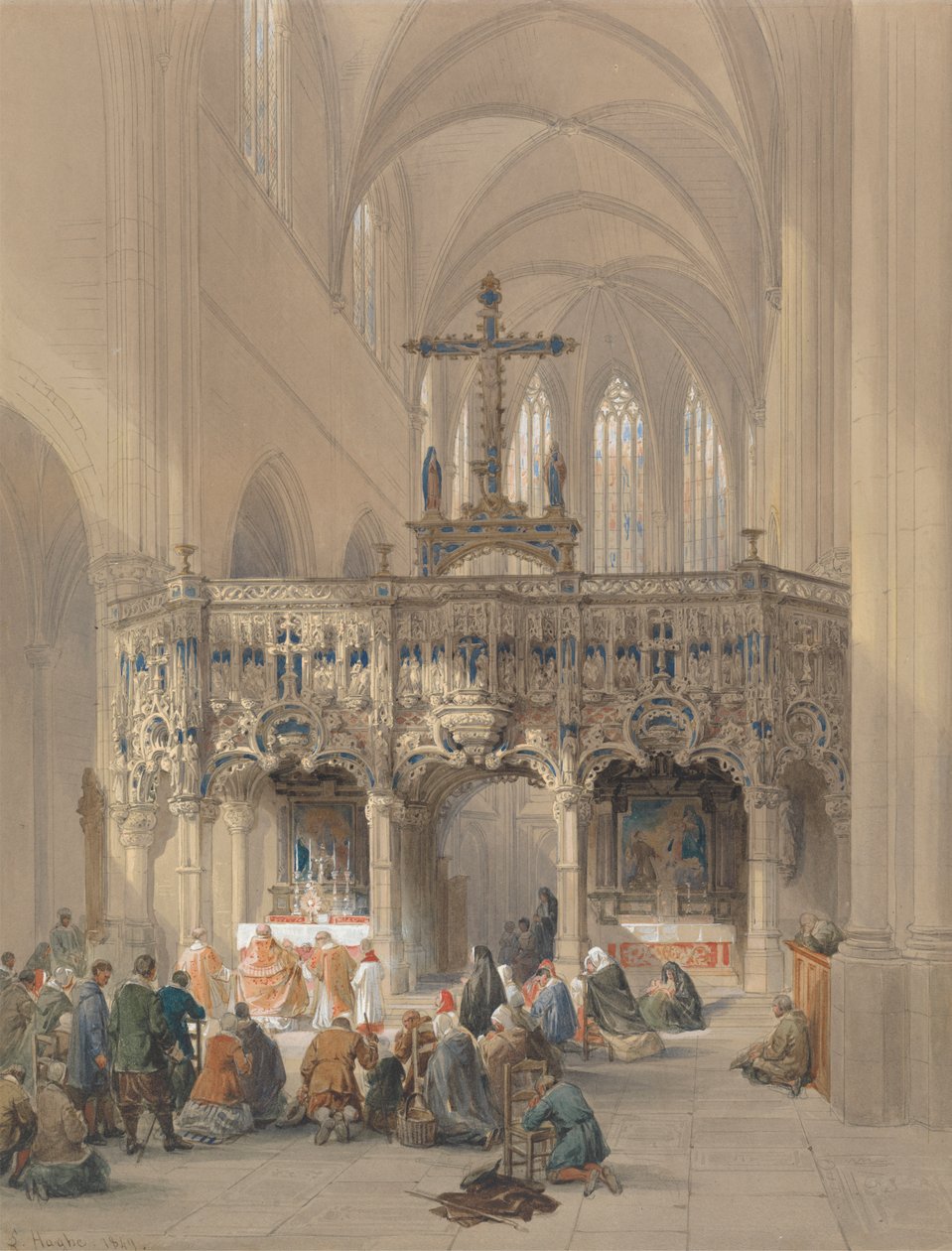Monte San Michele, Utrecht da Louis Haghe