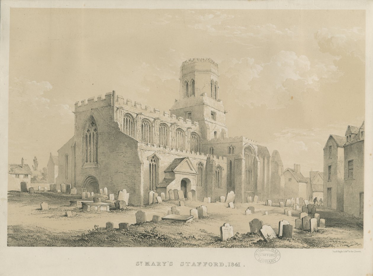 Stafford - Chiesa di Santa Maria da Louis Haghe