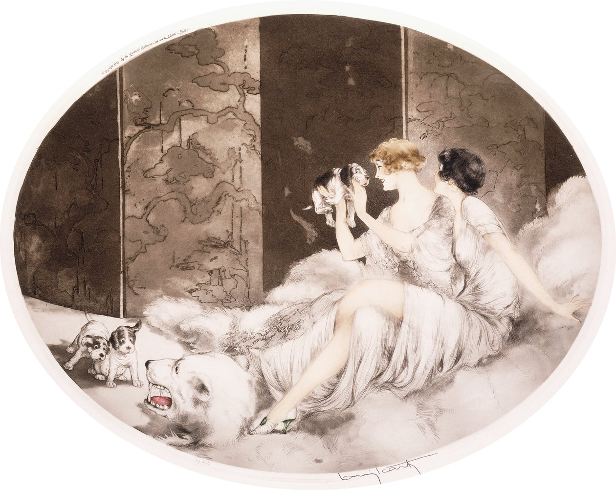 Piccoli cani da Louis Icart