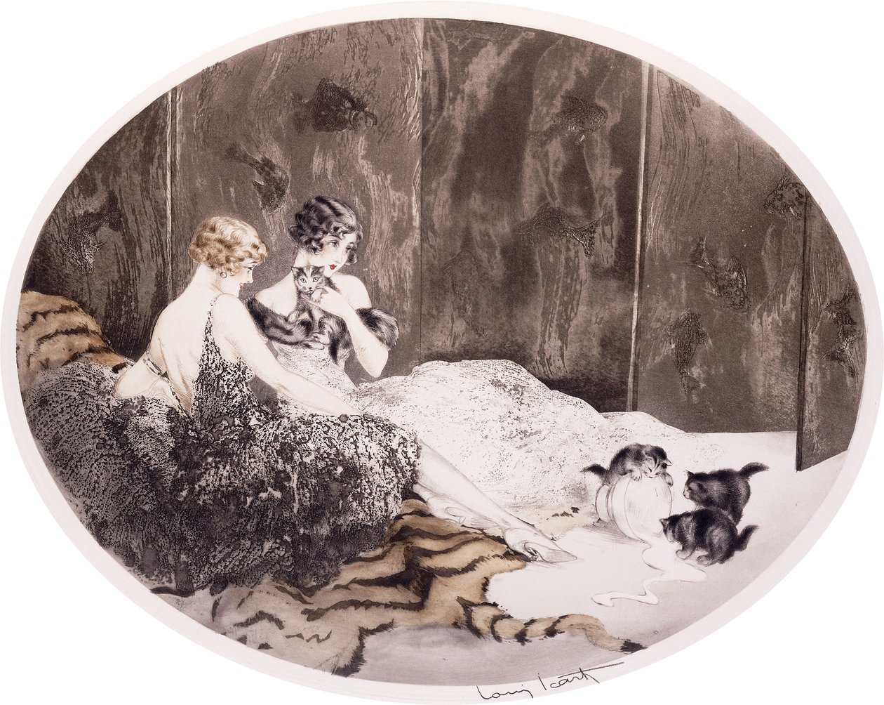 Latte versato da Louis Icart