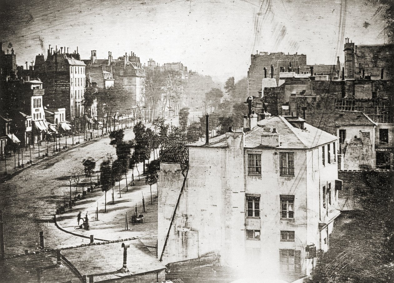 Boulevard du Temple di Daguerre da Louis Jacques Mande Daguerre