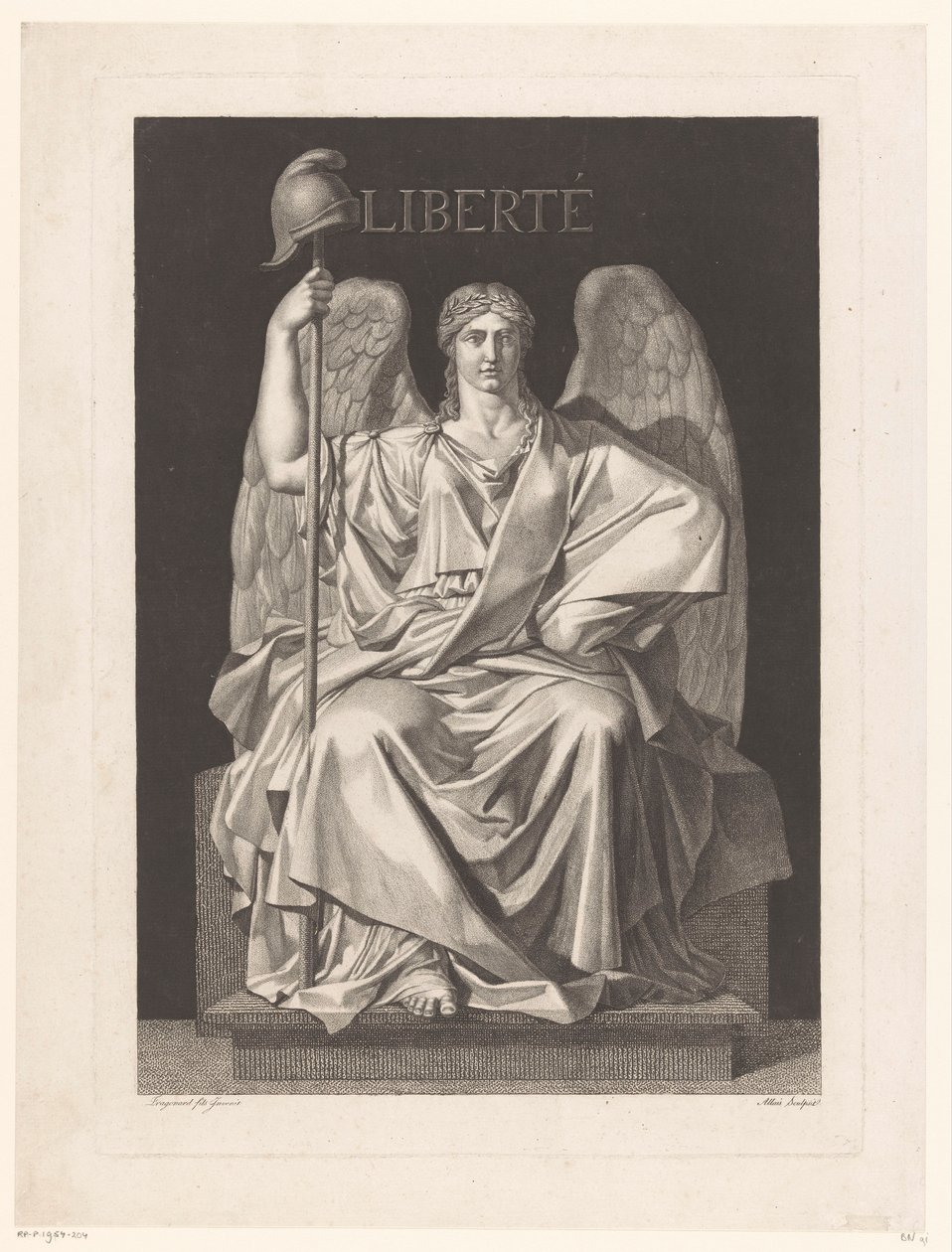 Rappresentazione allegorica della Libertà da Louis Jean Allais