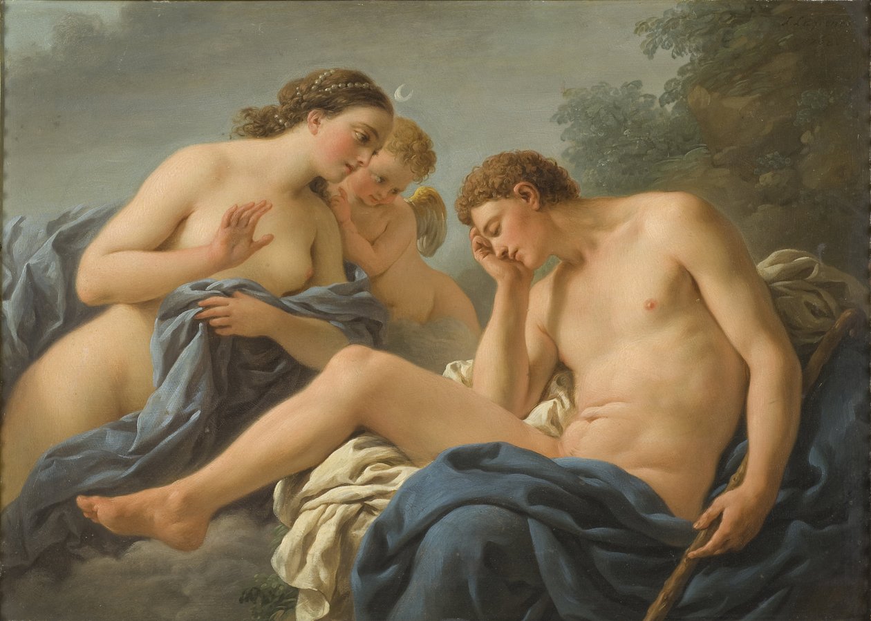 Diana ed Endimione da Louis Jean François Lagrenée