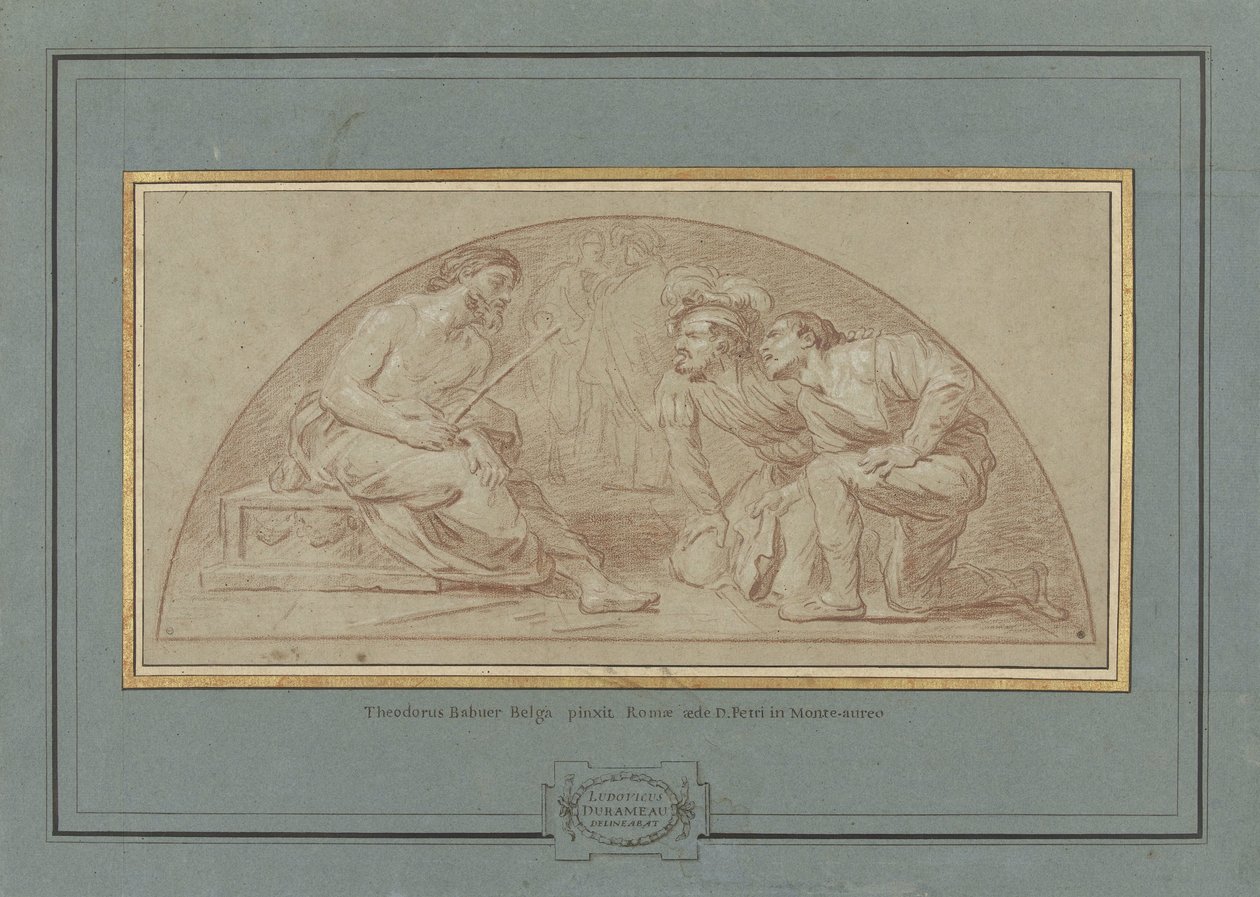 Derisione di Cristo da Louis Jean Jacques Durameau