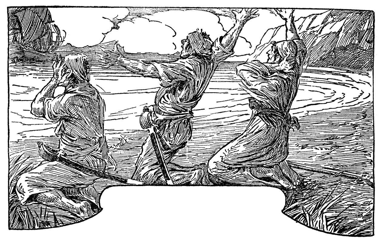 Illustrazione di Louis Rhead (1857-1926) per il romanzo 