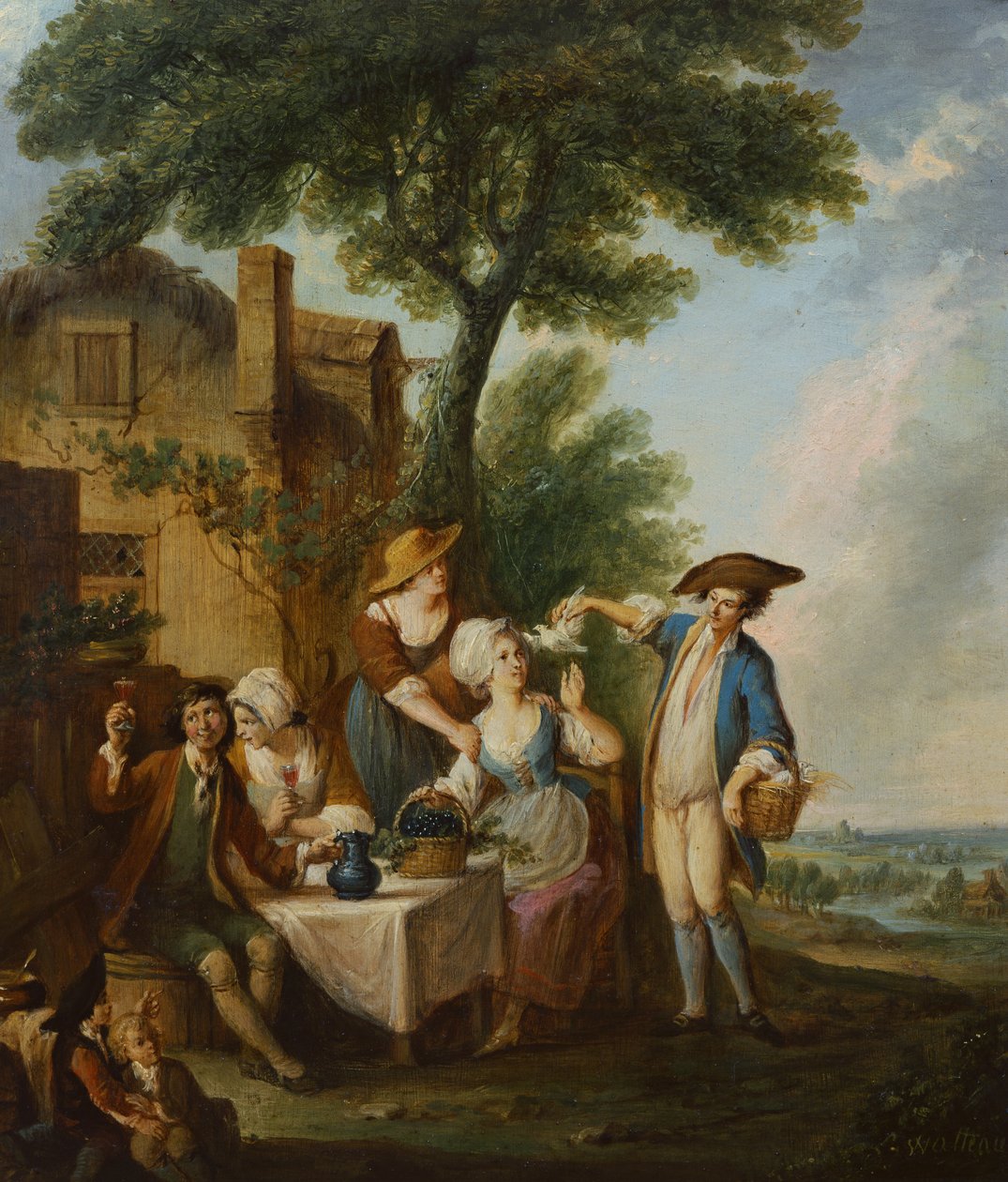 La bella colomba da Louis Joseph (1731 98) Watteau