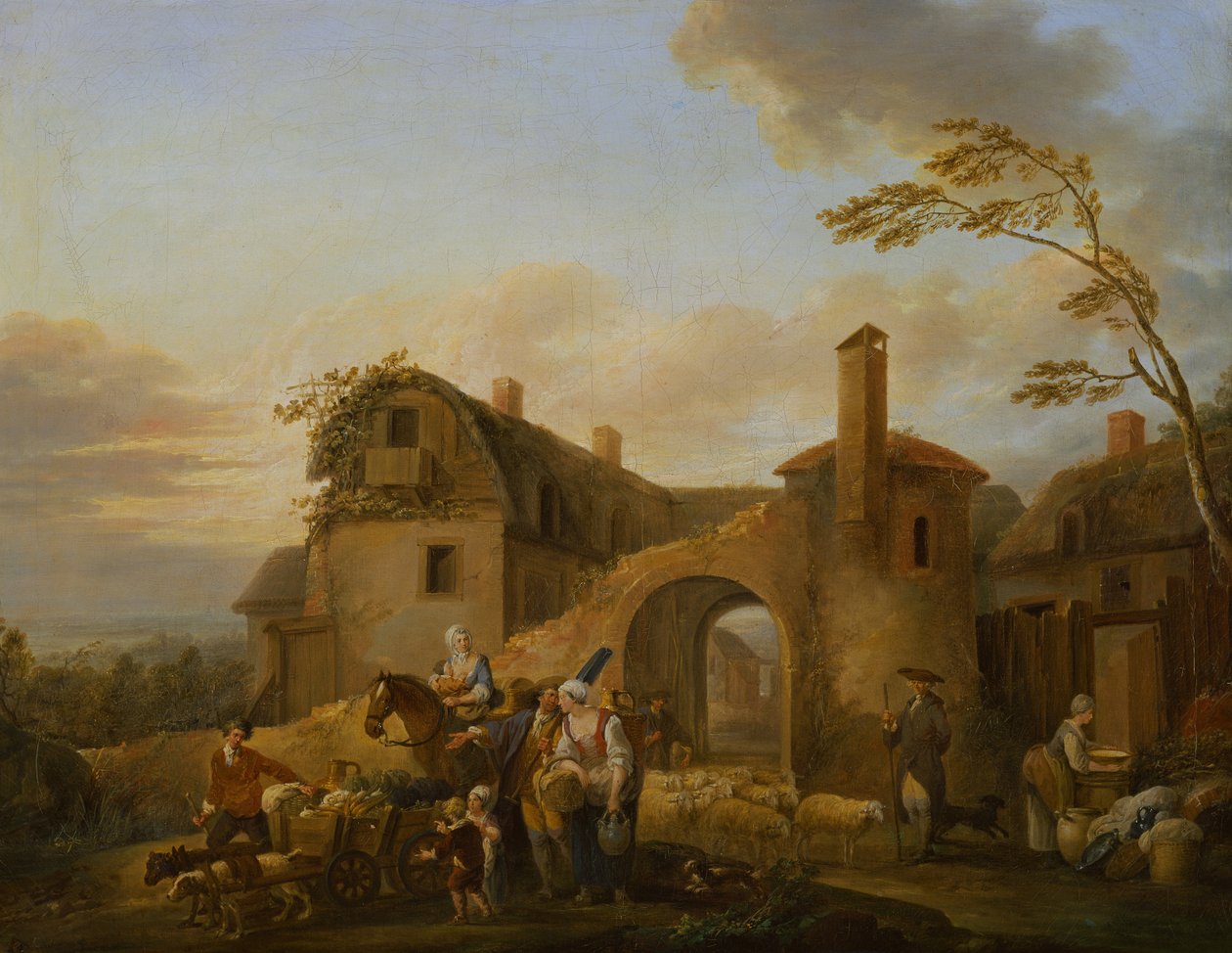 Quattro ore del giorno: Mattina da Louis Joseph (Watteau de Lille)(attr. to) Watteau
