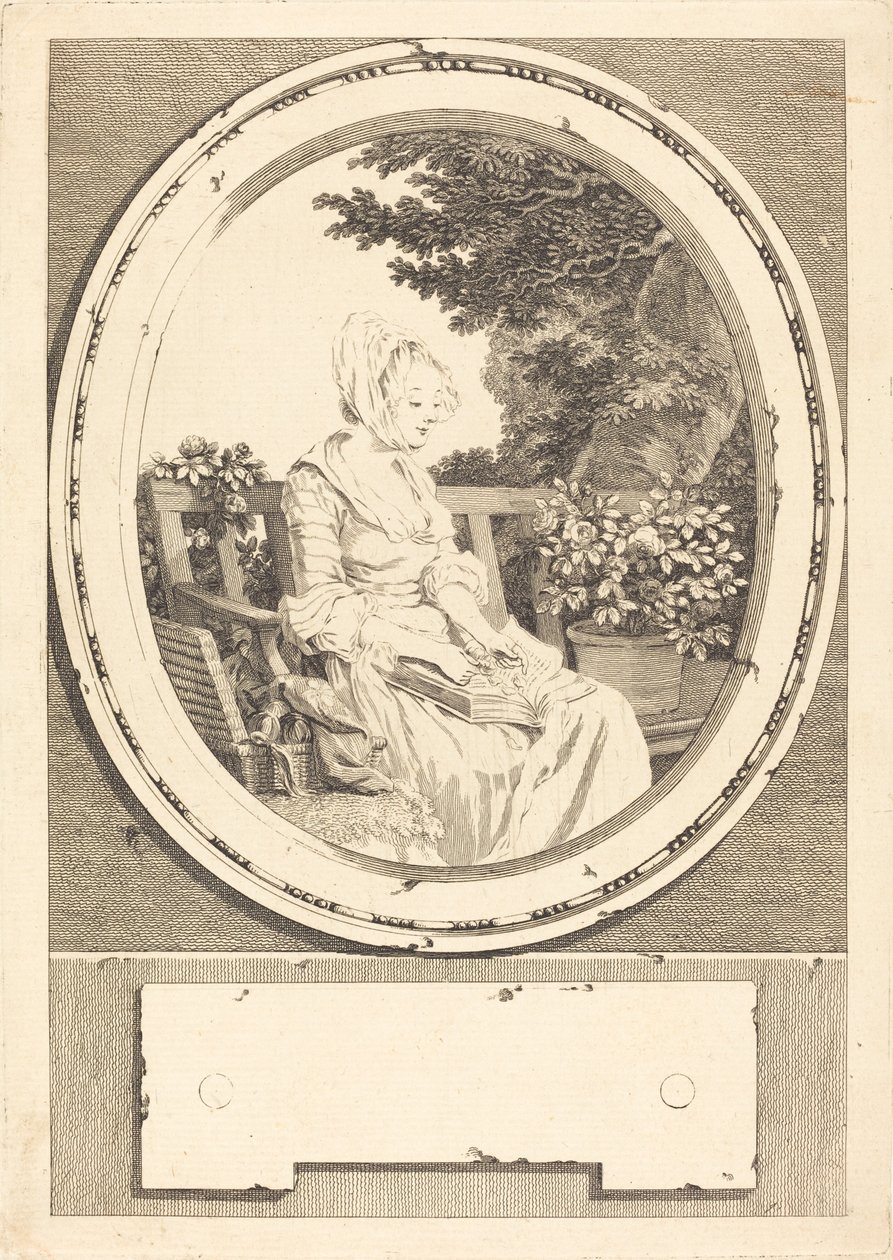 Fino alla minima cosa da Louis Joseph Masquelier after Pierre Antoine Baudouin