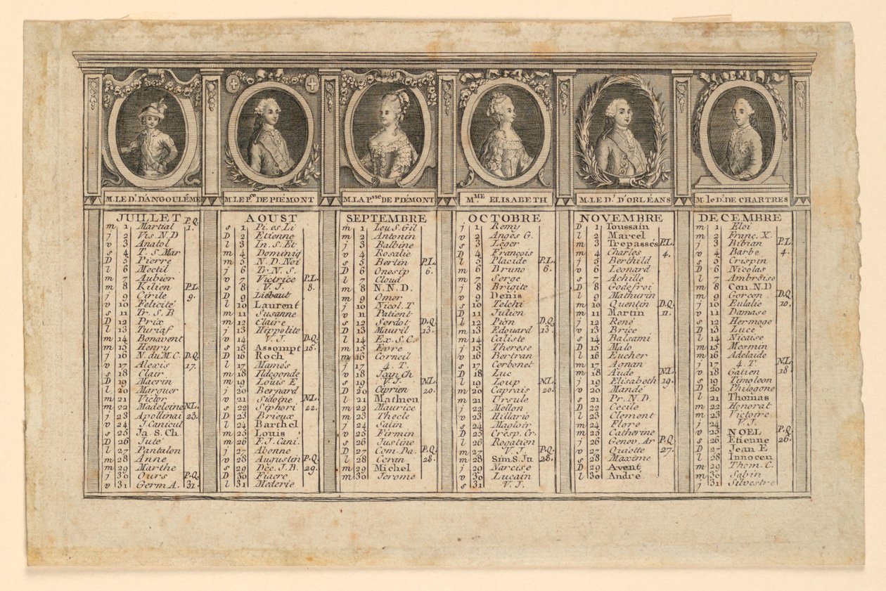 Almanacco per la seconda metà dell