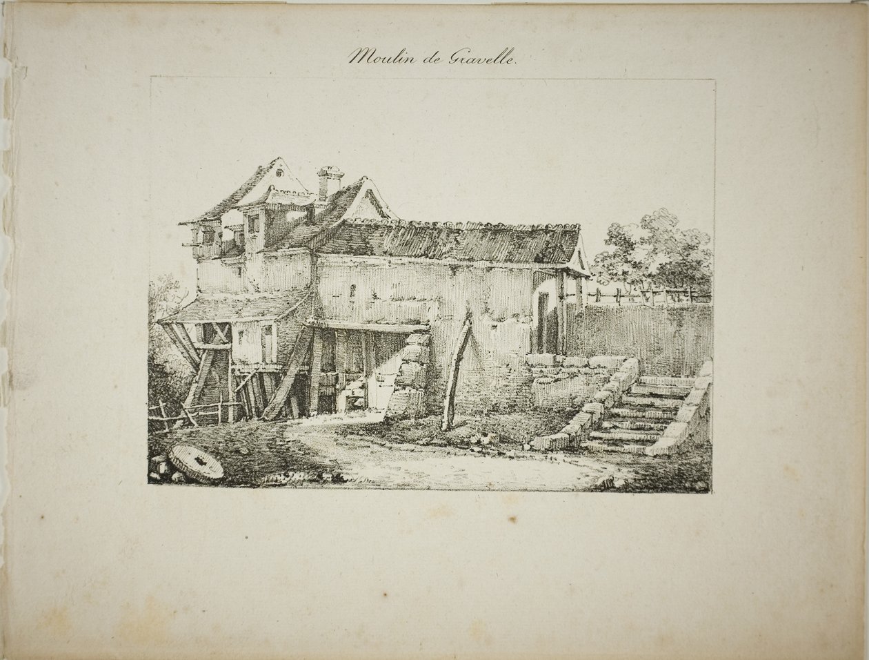 Mulino a Gravelle, II da Louis Jules Frederic Villeneuve