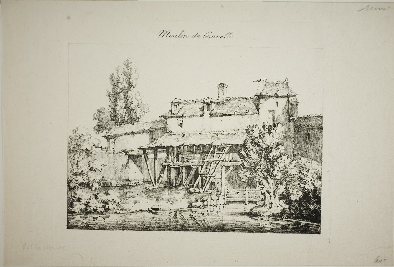 Mulino a Gravelle, I da Louis Jules Frederic Villeneuve