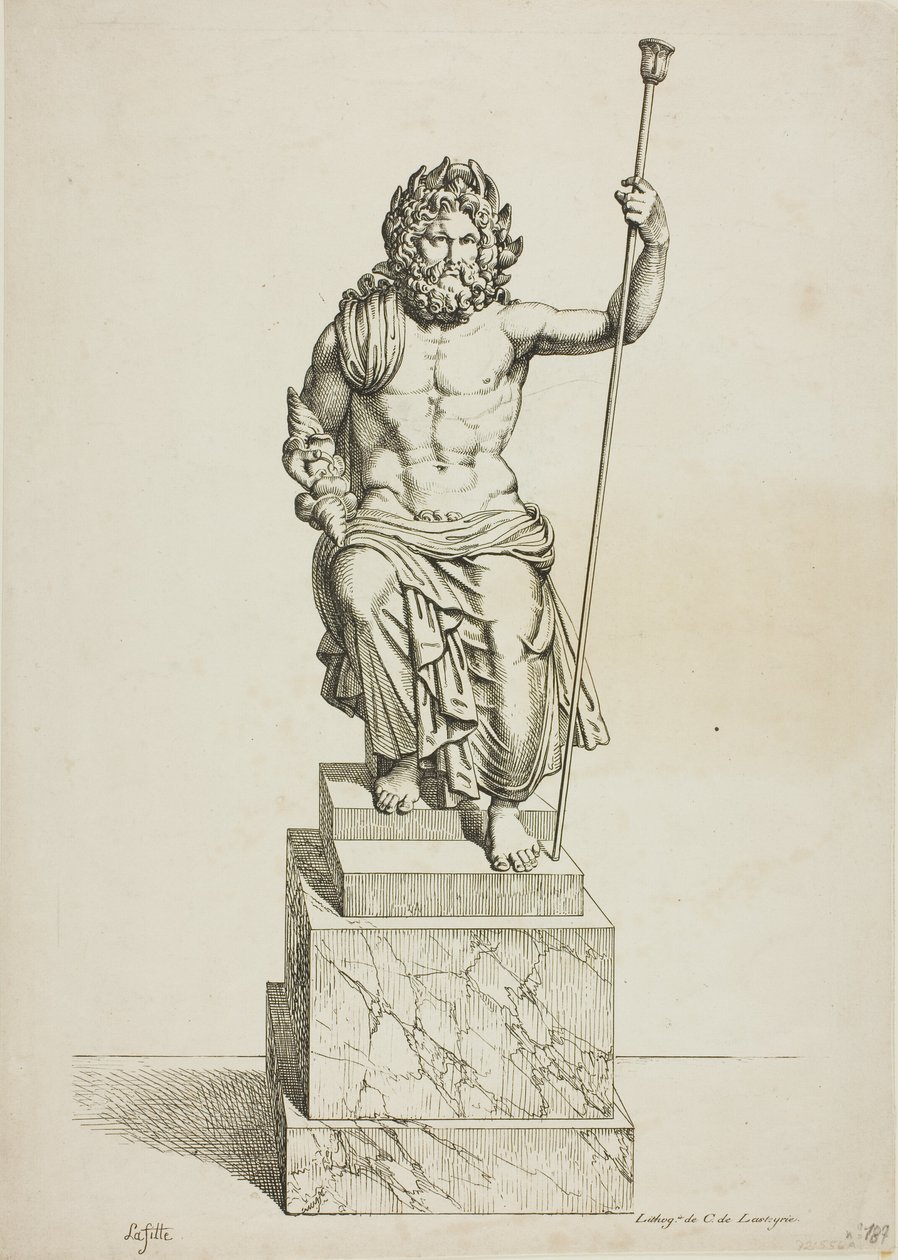 Giove, tratto dalla collezione di M. Denon da Louis Lafitte
