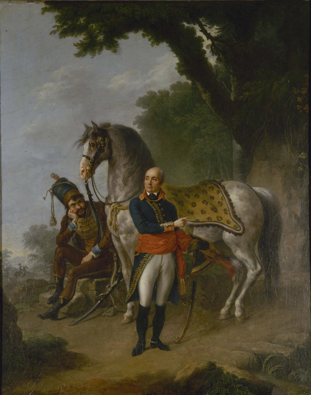 Ritratto del generale Joseph Marie Servan de Gerbey 1741-1808, c. 1800 da Louis Lafitte