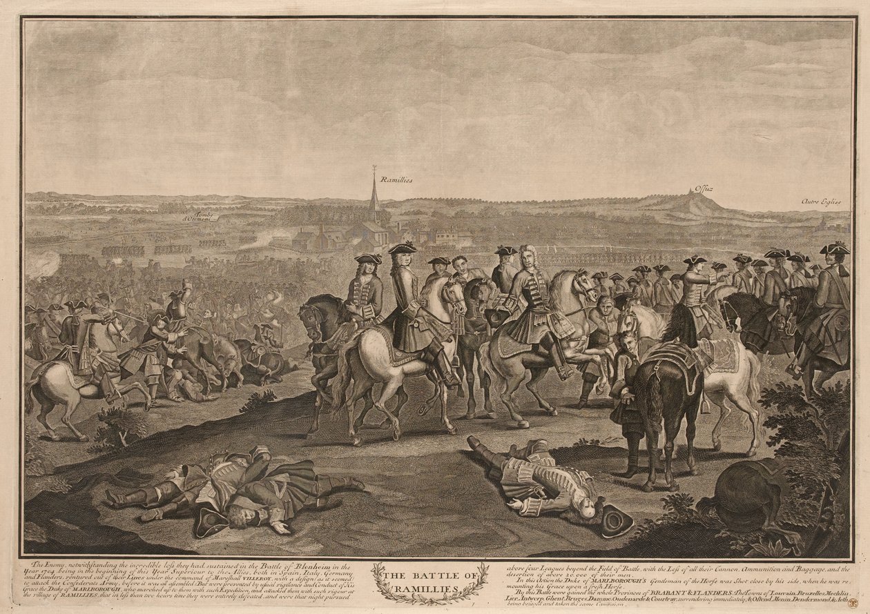 La battaglia di Ramillies, 23 maggio 1706 da Louis Laguerre