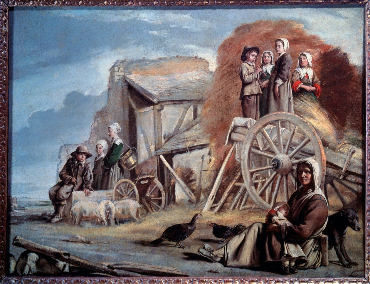 Il carro o il ritorno del fieno da Louis le Nain