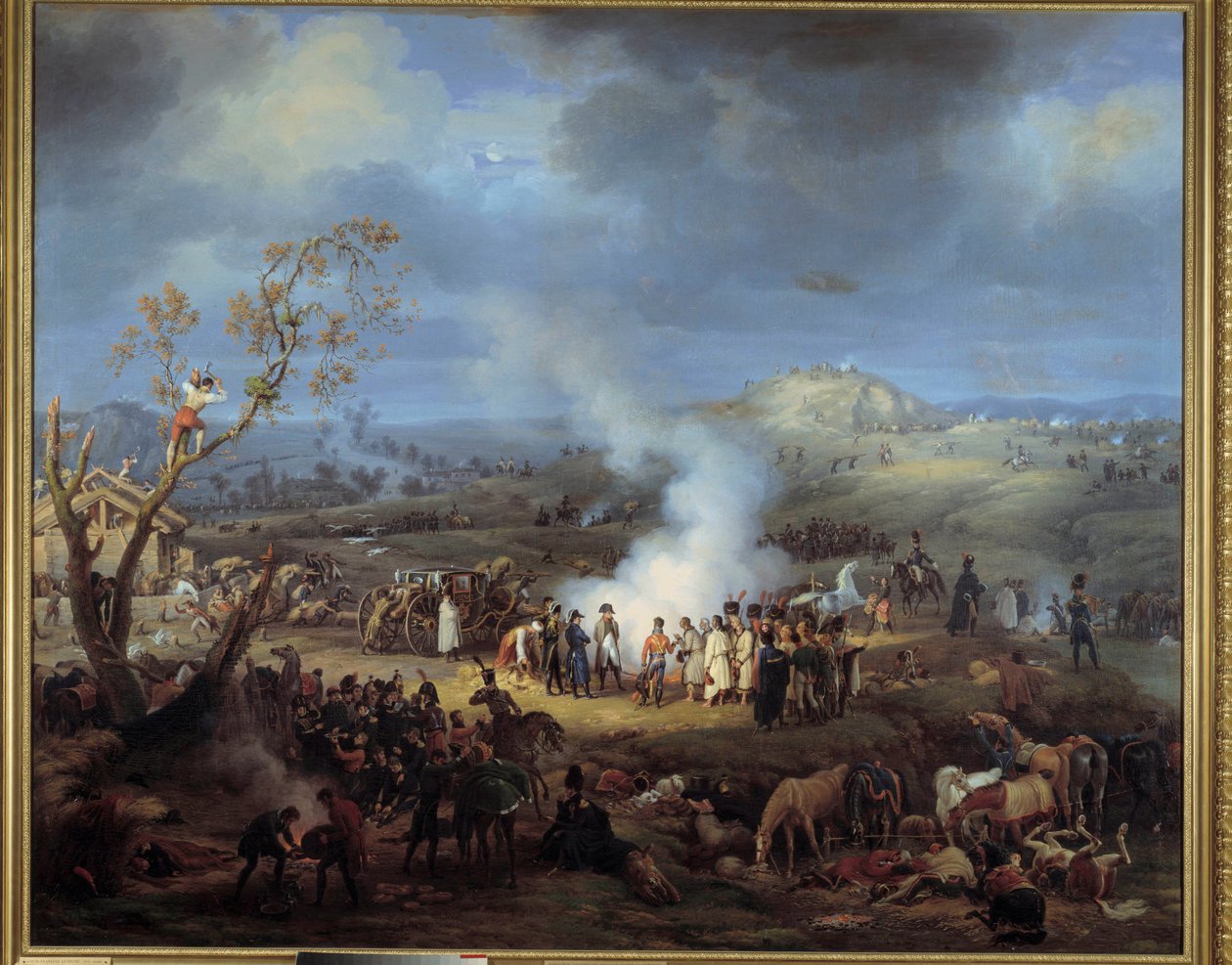 Bivacco di Napoleone I alla vigilia della battaglia di Austerlitz da Louis Lejeune