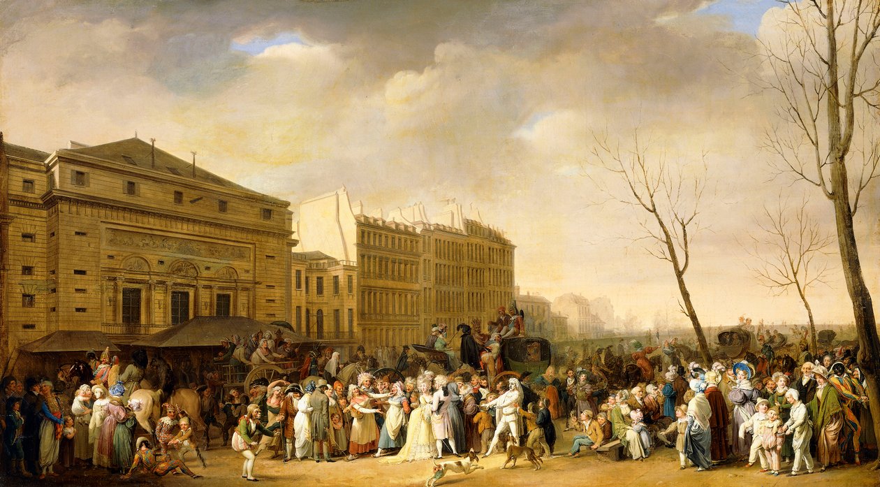 Un carnevale sul Boulevard du Crime da Louis Leopold Boilly
