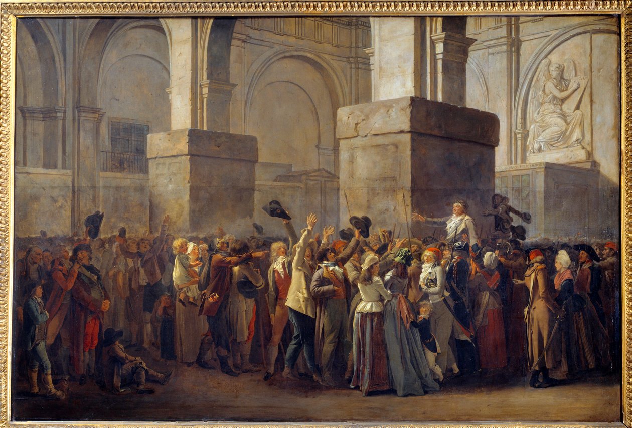 Rivoluzione francese; Trionfo di Marat da Louis Leopold Boilly