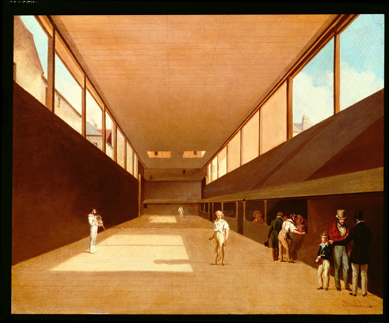 Interno del Jeu de Paume, Versailles da Louis Leopold Boilly