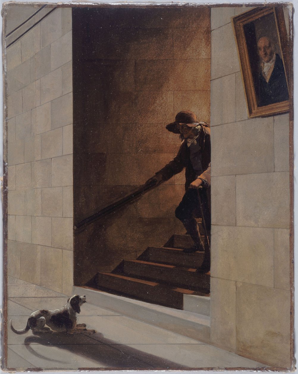 La discesa della scala da Louis Leopold Boilly