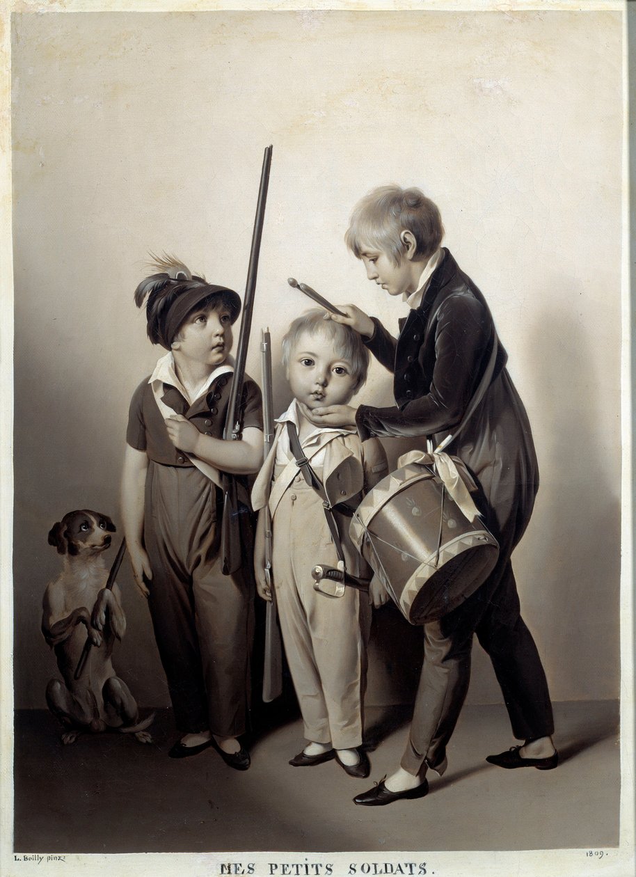 I miei piccoli soldati da Louis Leopold Boilly