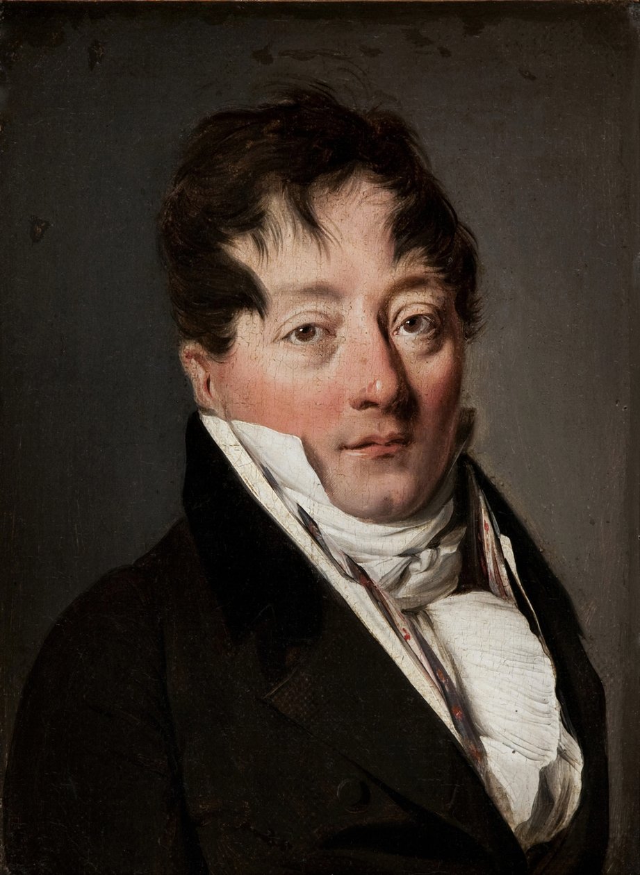 Ritratto di Alexandre Balthazar Laurent Grimod de la Reynière 1758-1837 da Louis Leopold Boilly
