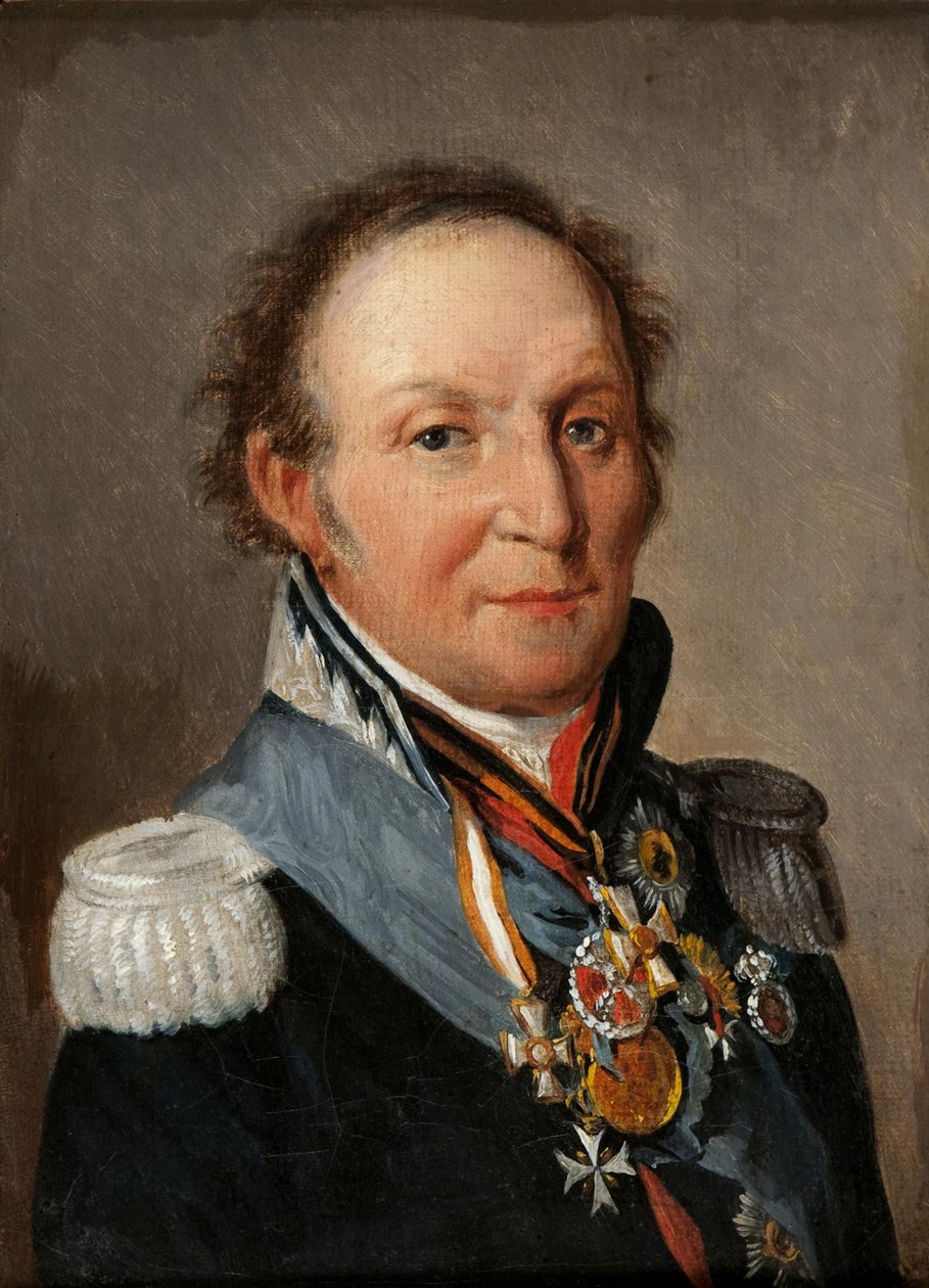 Ritratto del feldmaresciallo conte Ludwig Adolf Peter di Sayn-Wittgenstein-Ludwigsburg 1769-1843 da Louis Leopold Boilly