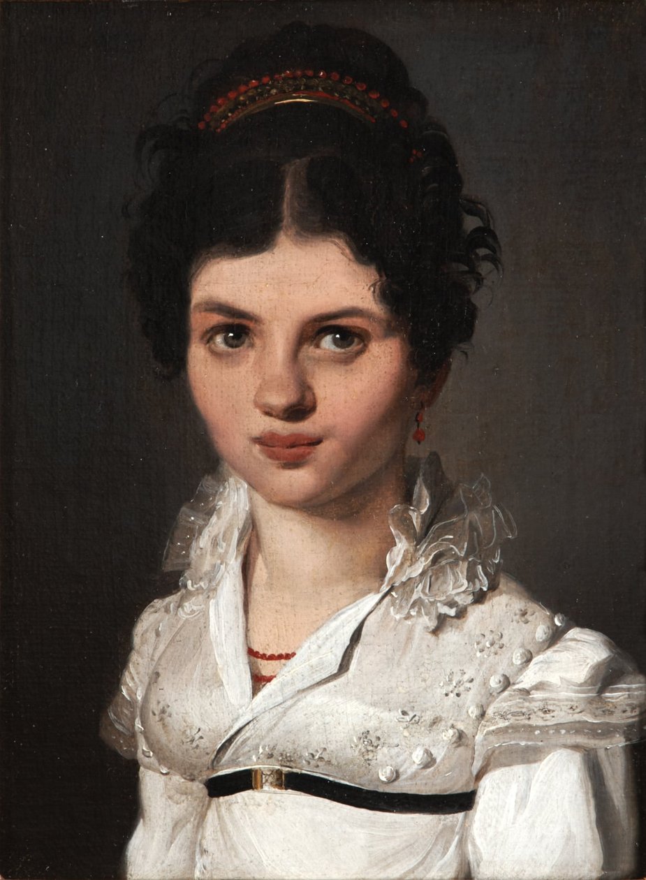 Ritratto di donna con diadema da Louis Leopold Boilly