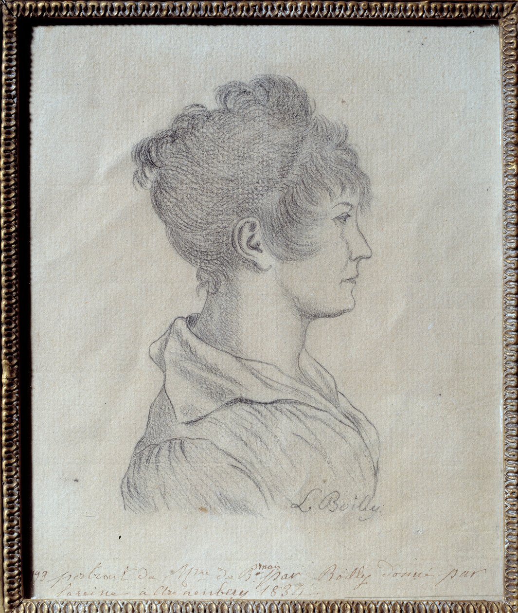Ritratto di profilo di Josephine de Beauharnais (1763-1814) Disegno di Louis Leopold Boilly (1761-1845) 1793 da Louis Leopold Boilly