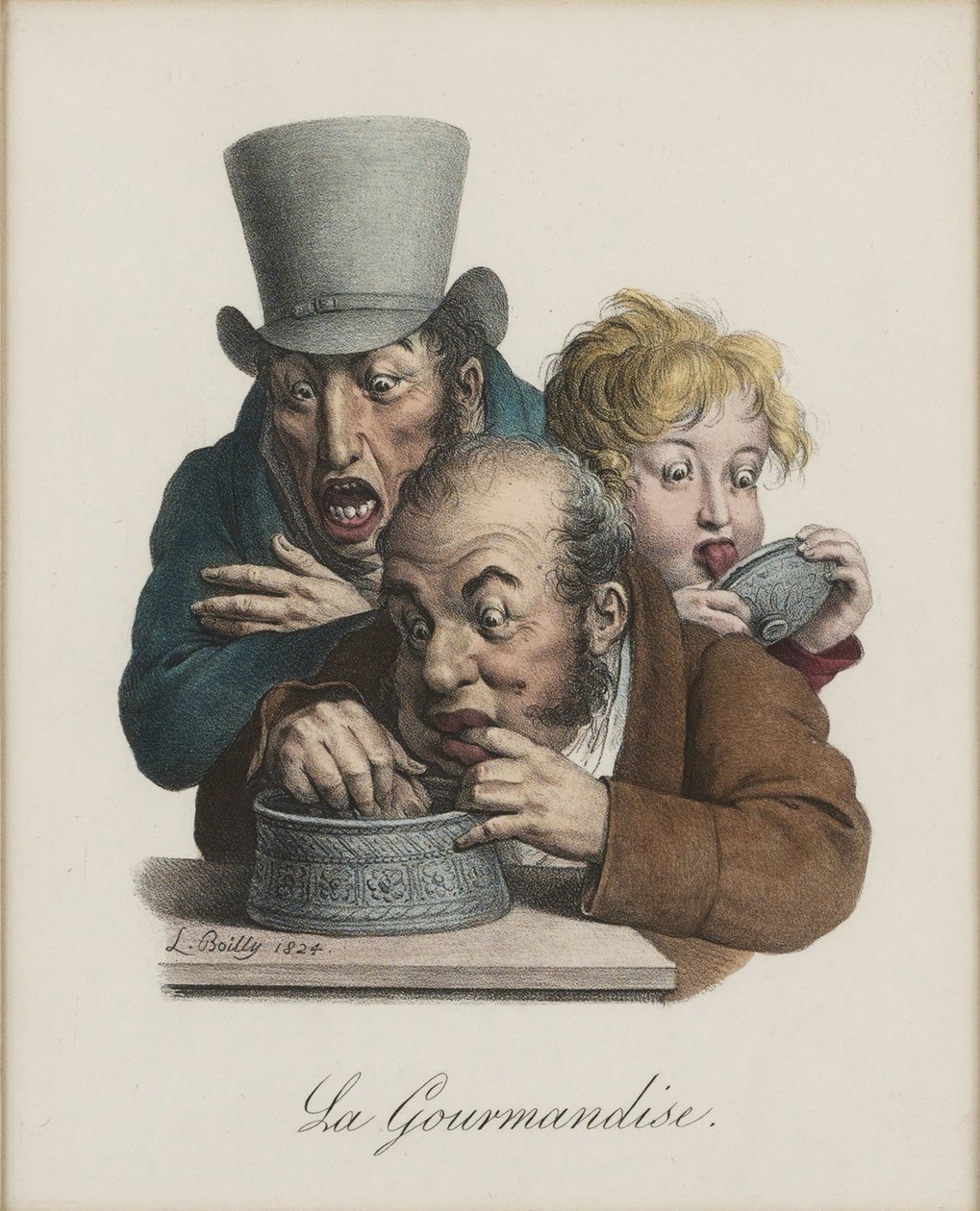La gola, 1824-1825 da Louis Leopold Boilly