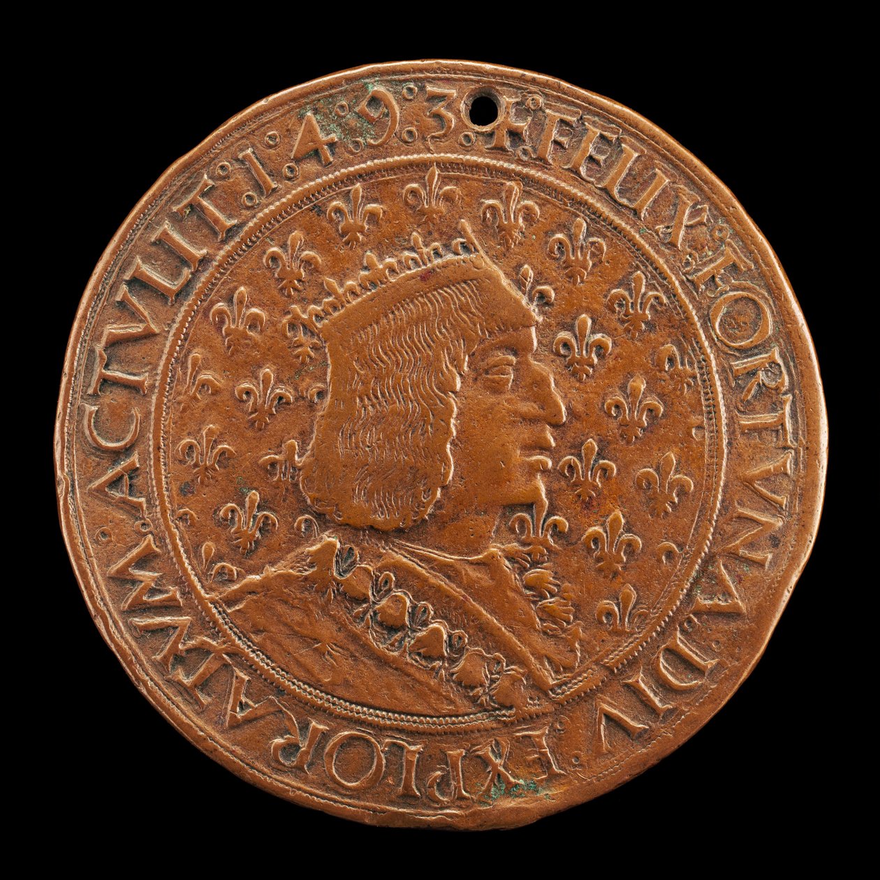 Carlo VIII, 1470-1498, Re di Francia 1483 [recto], 1493-1494 da Louis Lepère