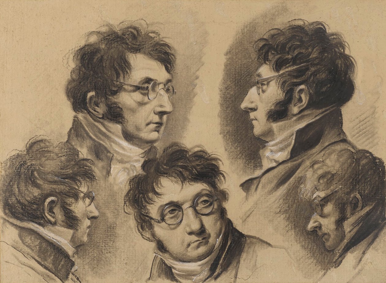 Louis-Léopold Boilly - 5 autoritratti da Louis Leopold Boilly