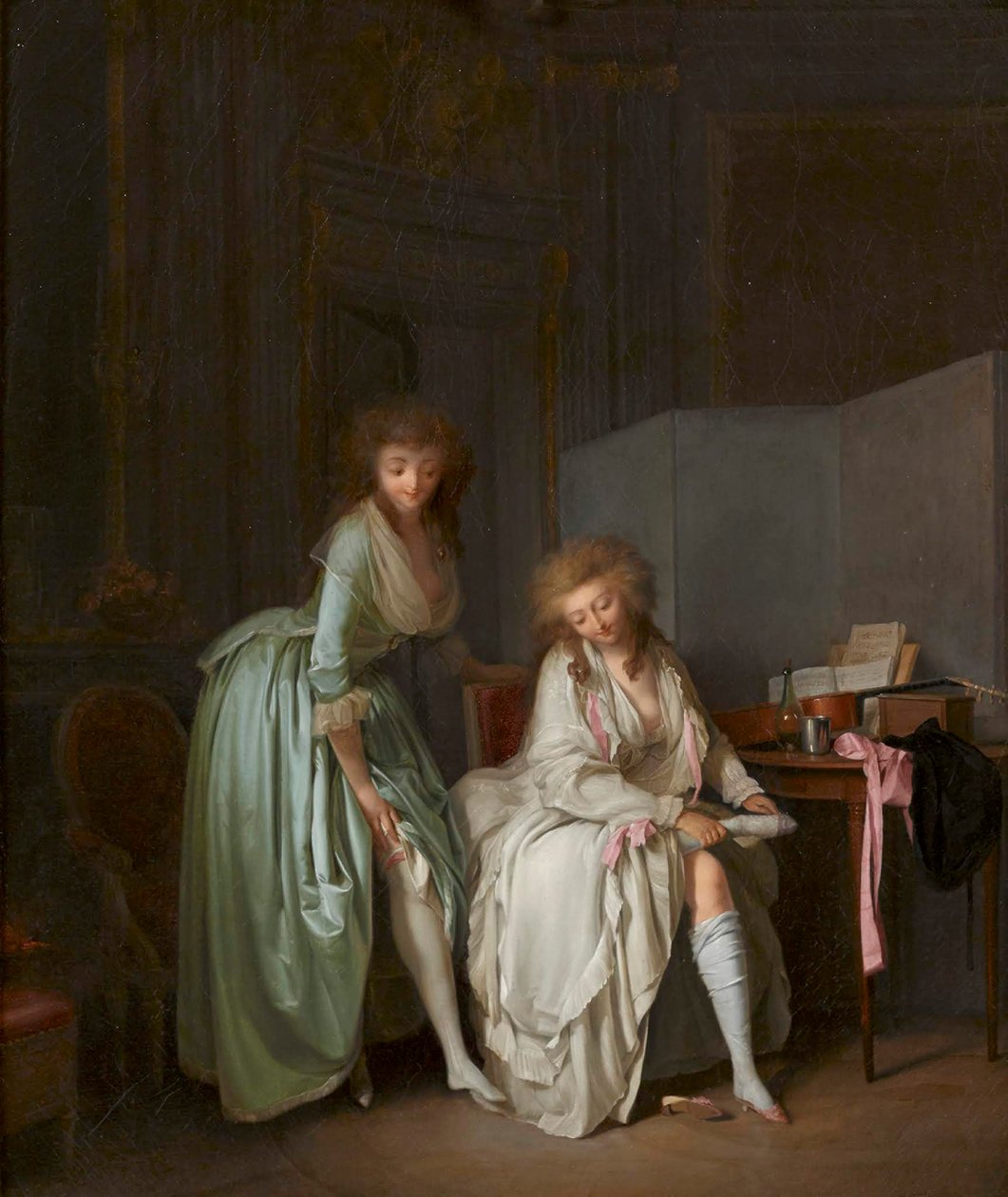 Louis-Léopold Boilly - Piedi piccoli a confronto da Louis Leopold Boilly