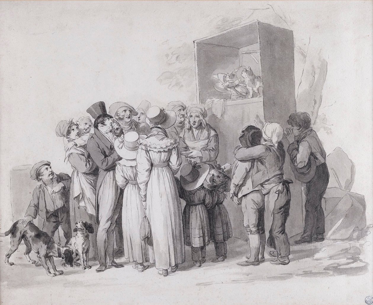 Louis-Léopold Boilly - Il povero gatto (schizzo) da Louis Leopold Boilly