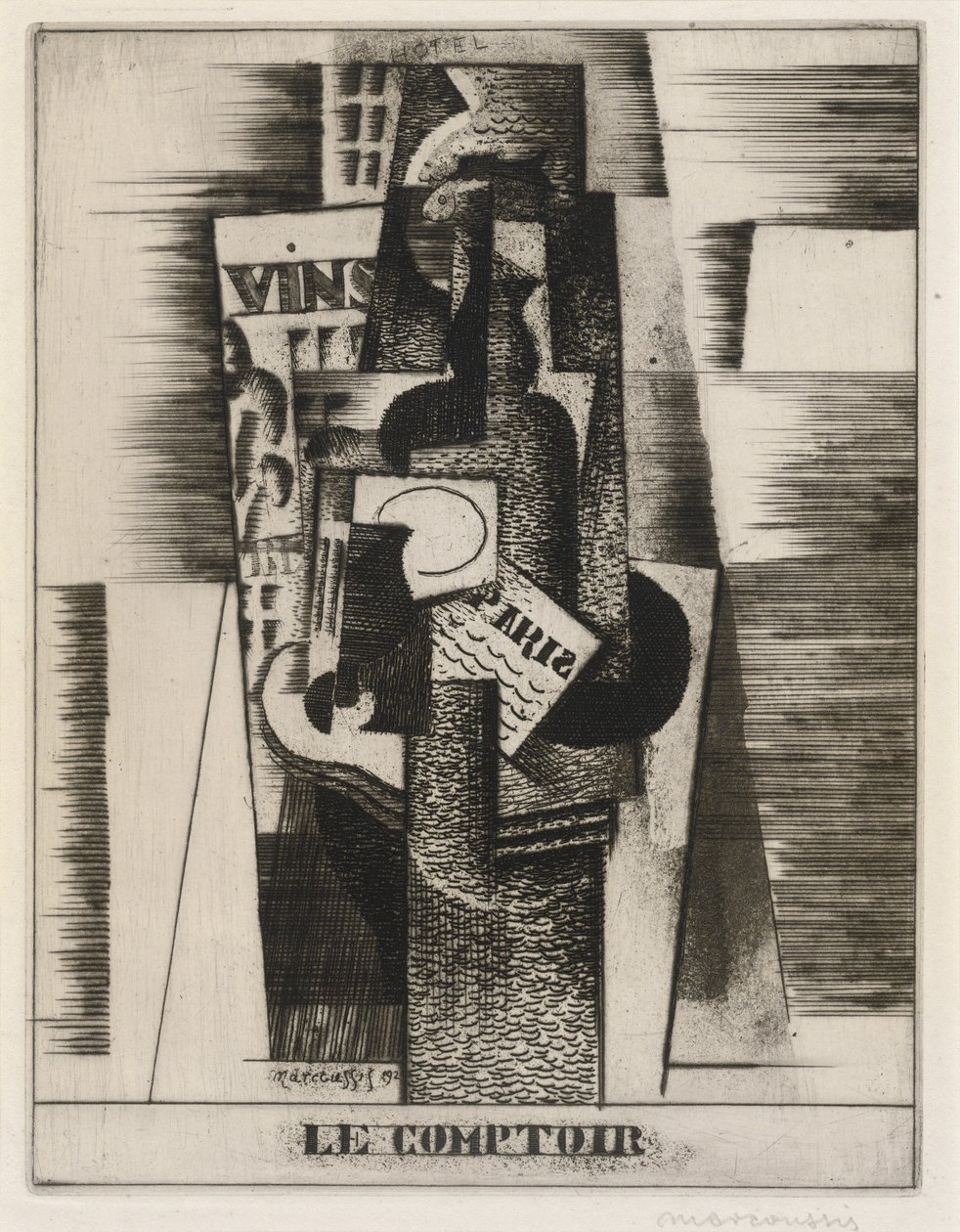 Il bancone da Louis Marcoussis