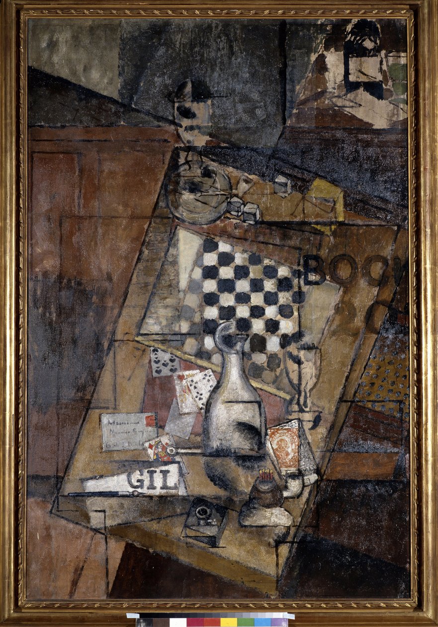 Natura morta con scacchiera da Louis Marcoussis