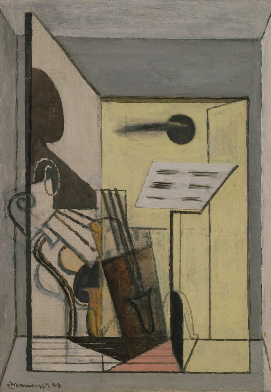 Il foglio del punteggio, 1929 da Louis Marcoussis
